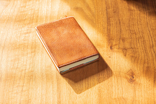 Leather notebook