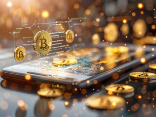Bitcoin Cryptocurrency Trading on Digital Platform