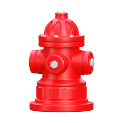 3d render fire hydrant isolated