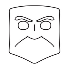 Bauta Mask Icon