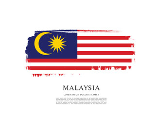 Flag of Malaysia, vector illustration