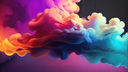 abstract smoke colorful background