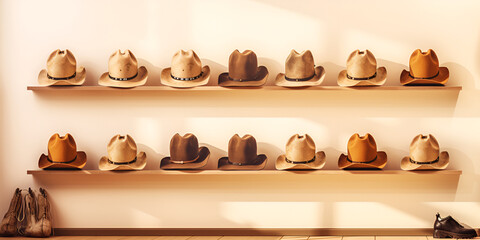 Hat Harmony: The Art of Displaying Fashion on Your Shop's Wall