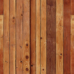 Fototapeta premium Ember-Hued Wooden Planks Seamless Texture for 3D Environments
