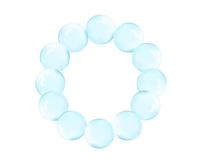 パワーストーン（天然石）　トパーズのブレスレット