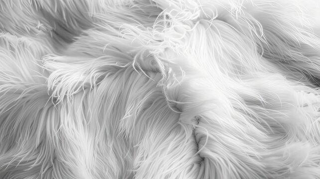Delicate luxury white fur background. Soft dreamy macro feather textured background, highly detailed, maximum sharpness