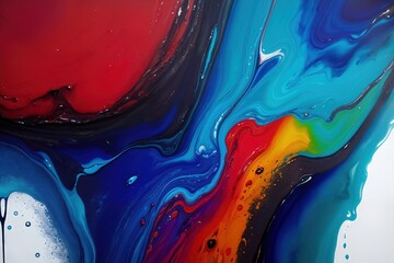 Abstract background liquid oil colourful streaks.