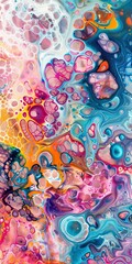 Liquid background, liquid painting abstract texture