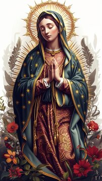 Our Lady of Guadalupe full body