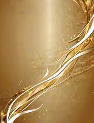 Abstract golden and beige background. Generative AI