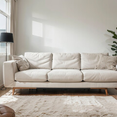 modern living room with sofa