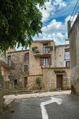 Fototapeta na wymiar Piana village in Corsica.
