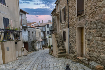 Piana village in Corsica.
