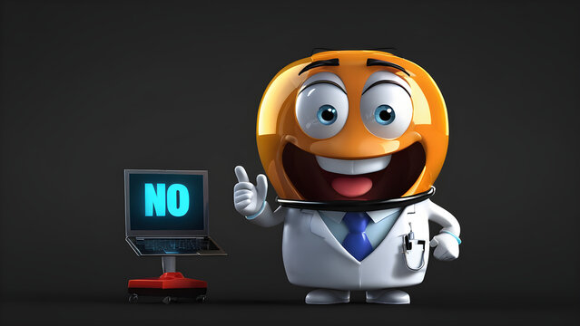 a cartoon character with a funny face professional workers doctors physicians. cartoon doctors