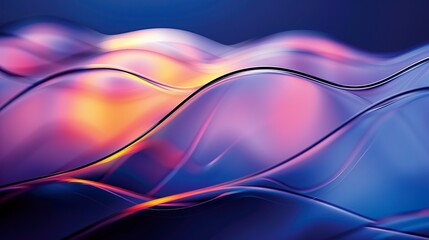 Abstract patterns, wallpaper, glass like color areas