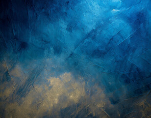 Sleek Roughness: Decorative Dark Stucco Wall Background in Navy Blue
