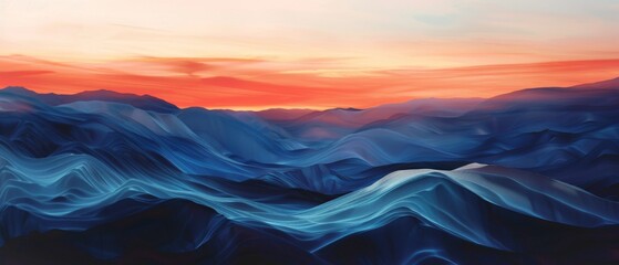 Erosion shaped landscape dramatic light casting shadows on canyons vivid sunset sky