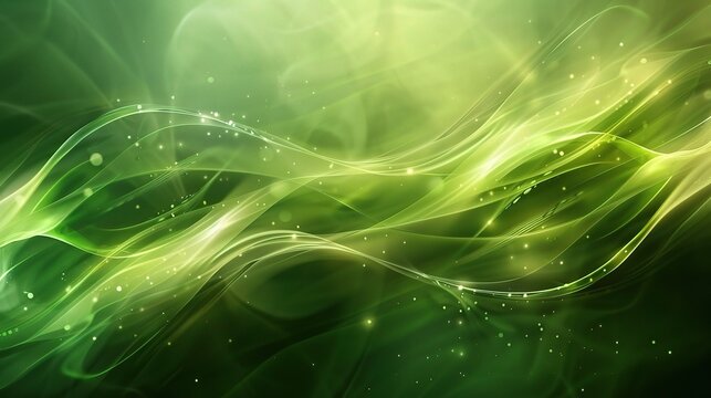 Abstract beautiful motion green background