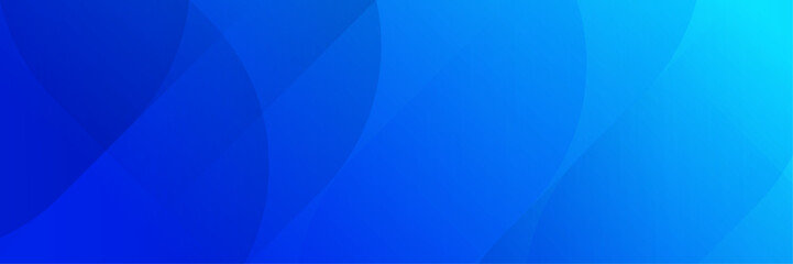 Abstract blue Geometric banner design background.