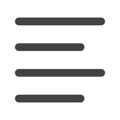 Obraz premium align left flat icon