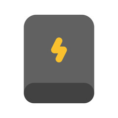 powerbank flat icon