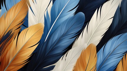 Eagle feather detail Pattern and Closeup feather on Backgrounds