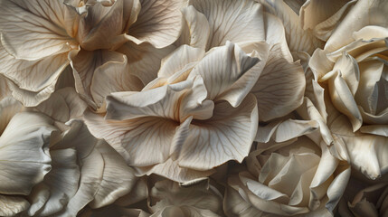 Gardenia petals in a whispering dance. Employ cinematic framing to highlight the gentle movement and realistic colors