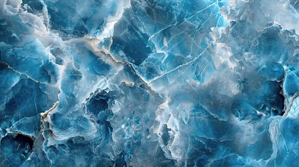Fotobehang Blue marble background © INK ART BACKGROUND