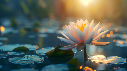 Full Bloom Lotus - Powered by Adobe