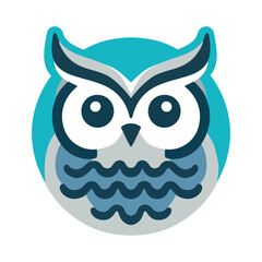 Owl animal logo icon template 1