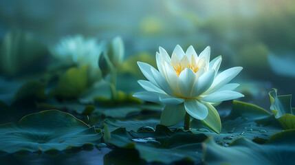 Fototapeta na wymiar Full Bloom Lotus