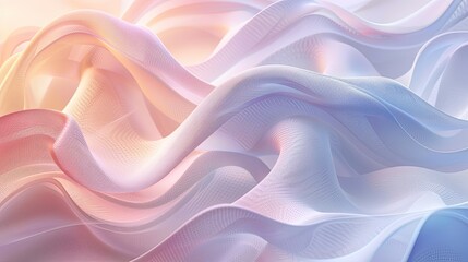 Elegant and soothing background for a mathematics textbook cover, featuring subtle geometric patterns and soft gradients, conveying a sense of calm and clarity, perfect for study focus - obrazy, fototapety, plakaty