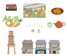 埼玉県の観光名所と食べ物