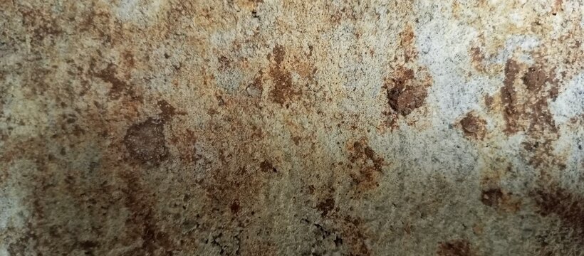 the ground against the wall similar metal rust