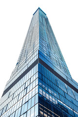 Obraz premium beautiful skyscraper isolated on white background, realistic PNG object