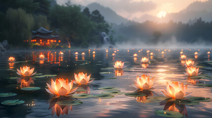 Lotus Lakeside Vesak Day