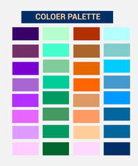 Free vector illustration of color swatch
