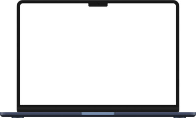 realistic new macbook air laptop ultrabook laptop mockup