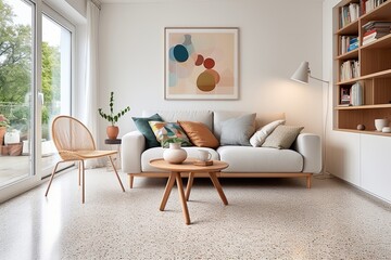 Scandinavian Chic: Terrazzo Flooring Interior Concepts for a Stylish Living Room