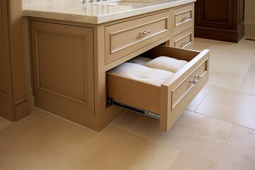 Travertine Tile Flooring: Modern Flat Drawer Design Ideas & Inspiration