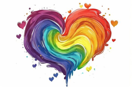 LGBTQ Pride mx. Rainbow amethyst colorful righteousness diversity Flag. Gradient motley colored seamless LGBT rights parade festival fuchsia pink diverse gender illustration