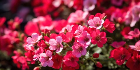 Obraz premium Sakura Vertical Version Of Pink red Cherry Blossom Spring