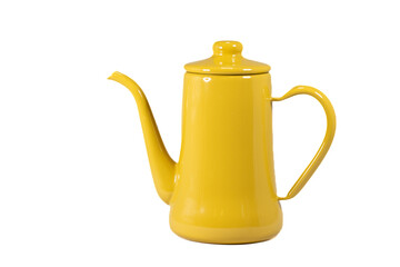 黄色いコーヒーポット
