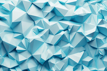 
3d polygonal shape aqua blue wallpaper.