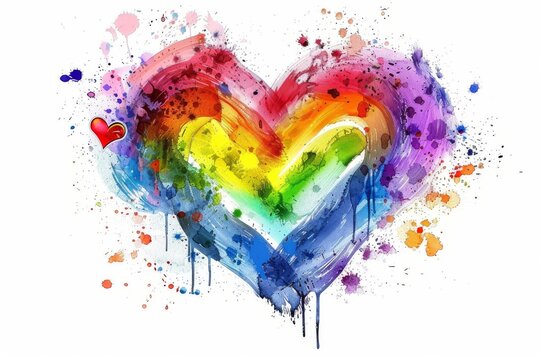 LGBTQ Pride virtue. Rainbow take action colorful custom made diversity Flag. Gradient motley colored activism LGBT rights parade festival revelry diverse gender illustration