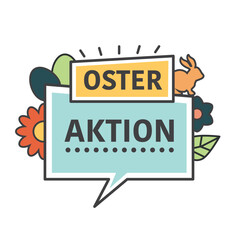 Oster Aktion promotion - Vektor Illustration 