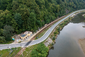 Dolina Popradu, Stacja kolejowa PKP, Wierchomla © Maciej G. Szling