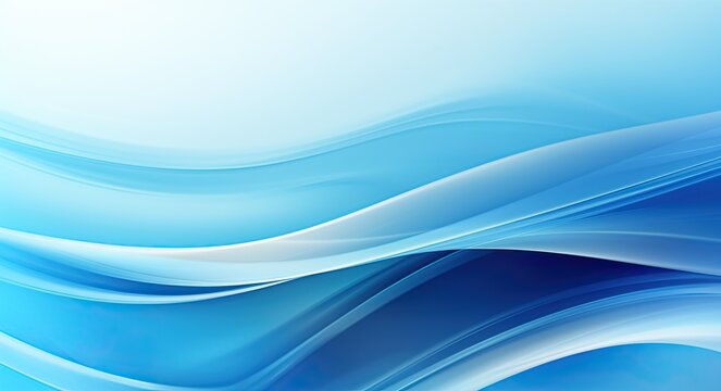 Clear Blue Abstraction. Beautiful, Abstract Clean Blue Background with copyspace 