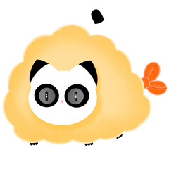 Tempura Cat Cartoon illustration Cute Cat Cartoon Cute Tempura Cartoon Japanese Style Cartoon
