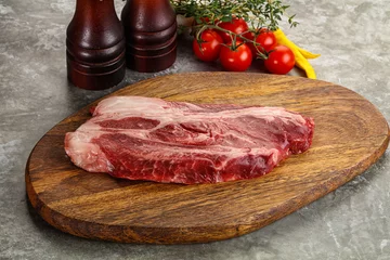  Raw beef chuck roll steak © Andrei Starostin